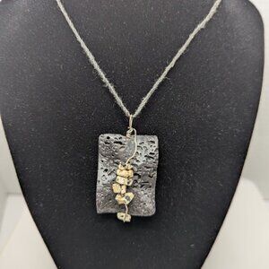 Lava stone pendant
